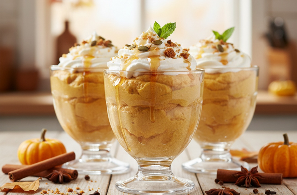 Легкий мусс из тыквы: десерт для вечера без вреда для фигуры